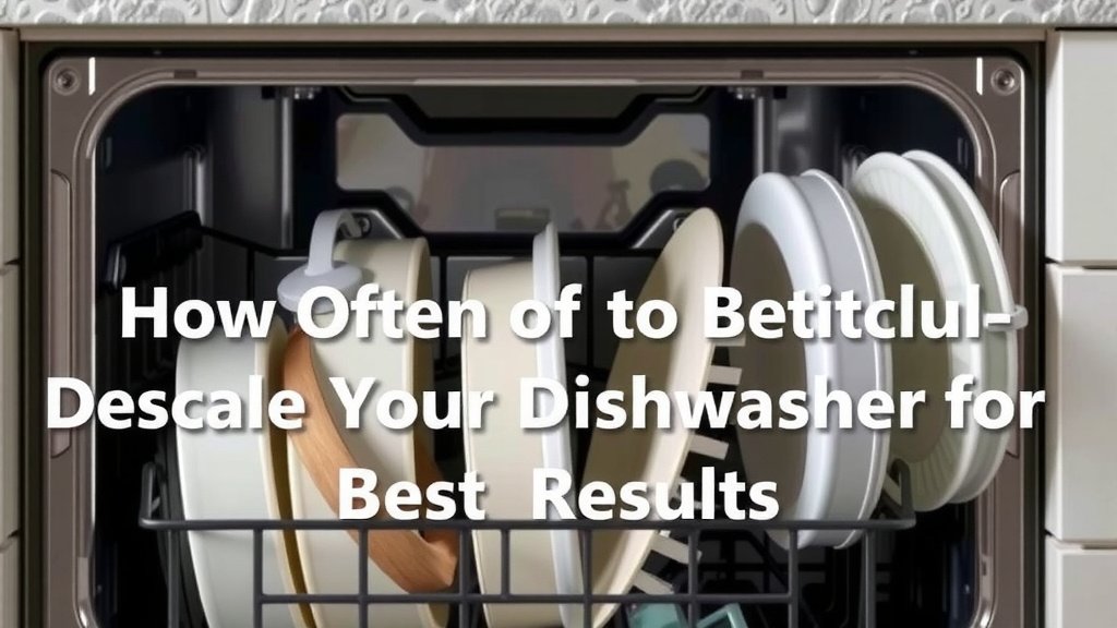 How Often to Descale Your Dishwasher for Best Results