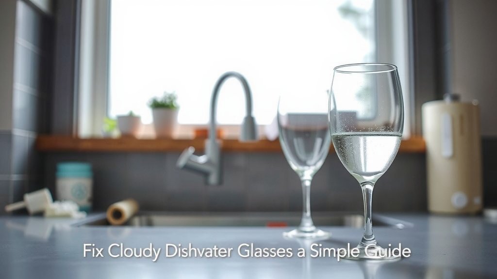 Fix Cloudy Dishwasher Glasses: A Simple Guide
