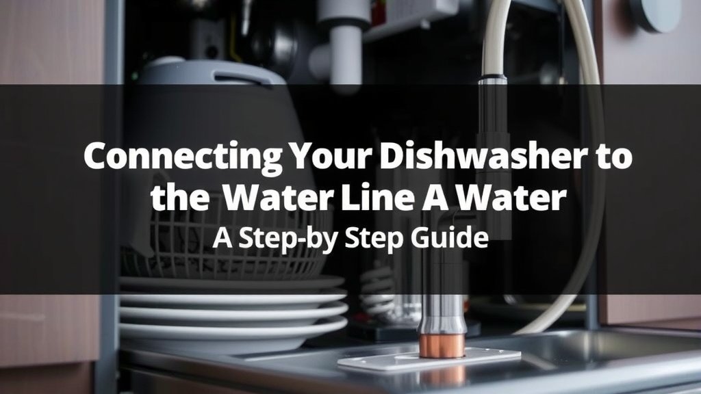 Connecting Your Dishwasher to the Water Line: A Step-by-Step Guide