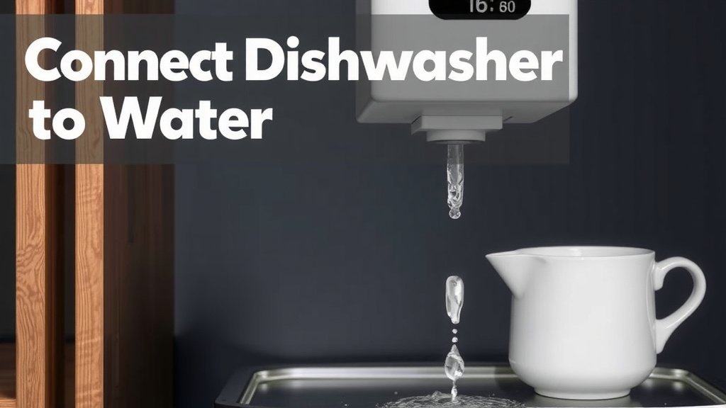 Connect Dishwasher to Water: A Step-by-Step Guide
