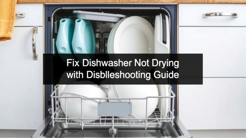 Troubleshooting Your Dishwasher's Drying Woes