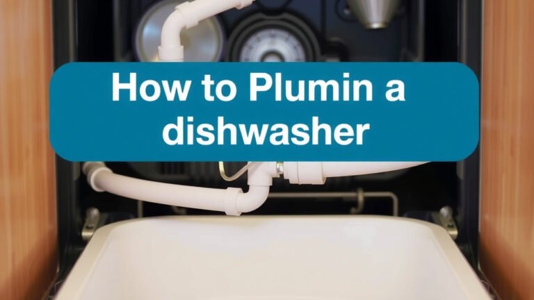 How to Plumb a Dishwasher: A Step-by-Step Guide