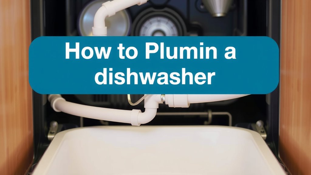 How to Plumb a Dishwasher: A Step-by-Step Guide