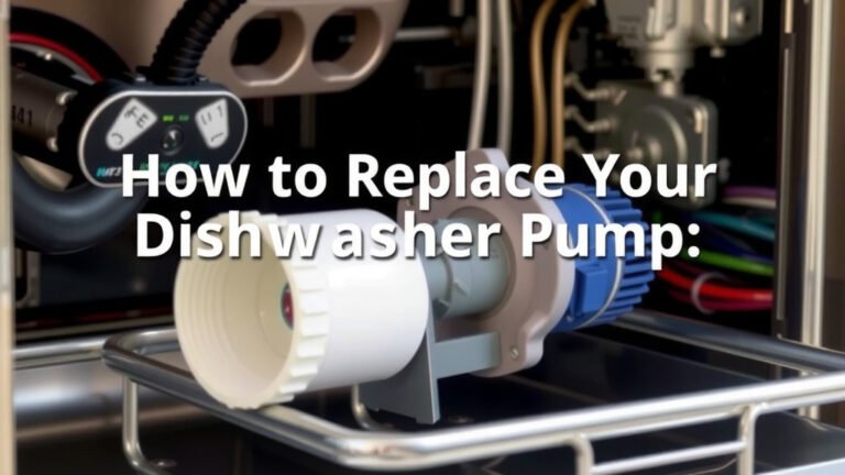 How to Replace Your Dishwasher Pump: A Step-by-Step Guide