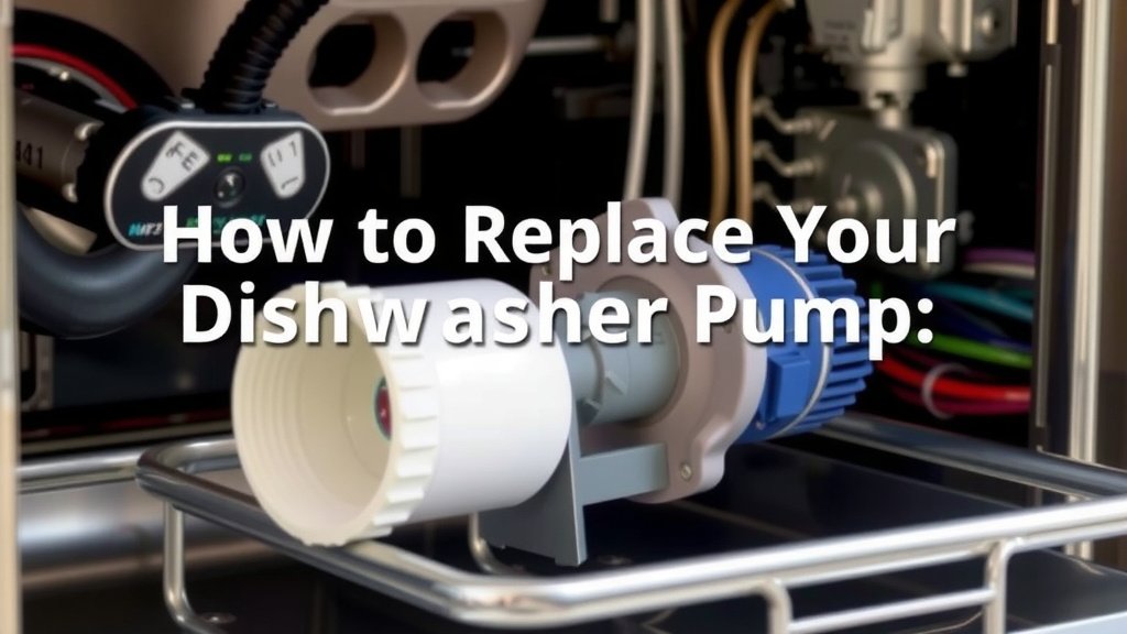 How to Replace Your Dishwasher Pump: A Step-by-Step Guide
