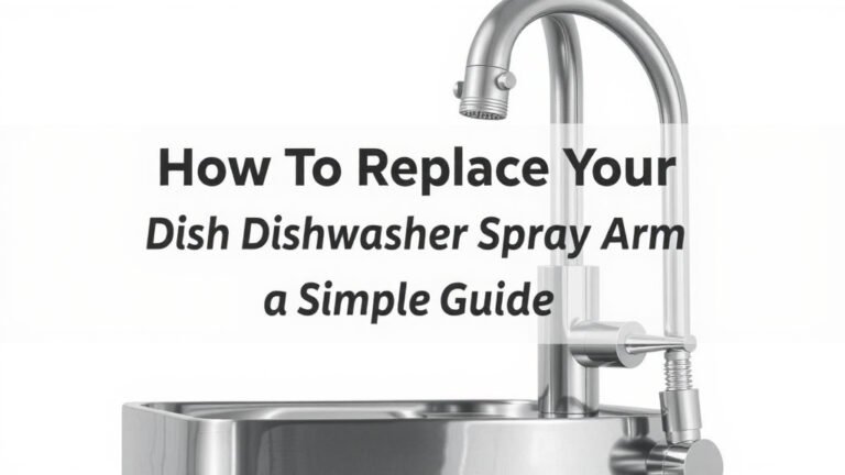 How to Replace Your Dishwasher Spray Arm: A Simple Guide