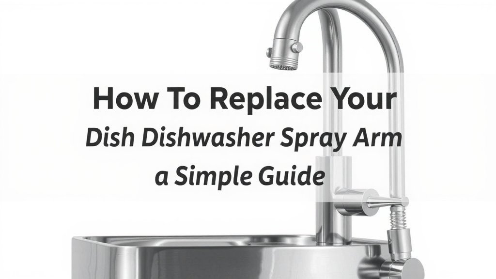 How to Replace Your Dishwasher Spray Arm: A Simple Guide