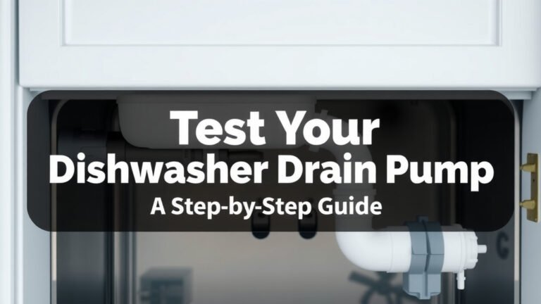 Test Your Dishwasher Drain Pump: A Step-by-Step Guide