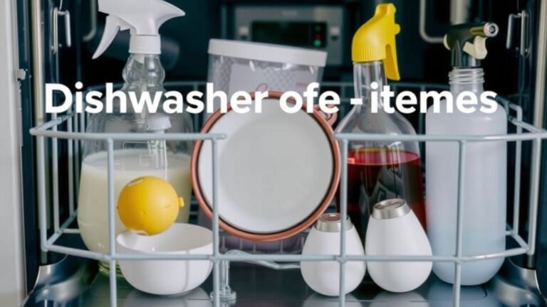 Dishwasher Safe Items: What Can You Actually Put Inside