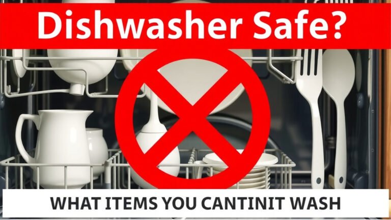 Dishwasher Safe? What Items You Cannot Wash