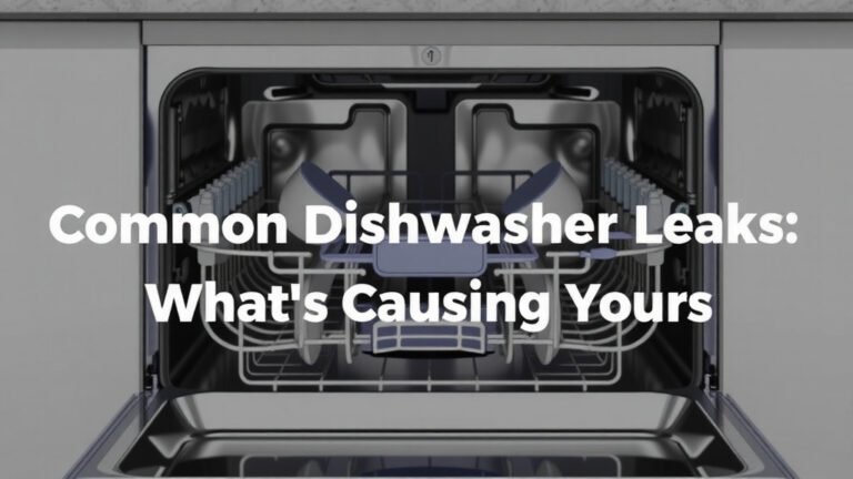 Common Dishwasher Leaks: What's Causing Yours