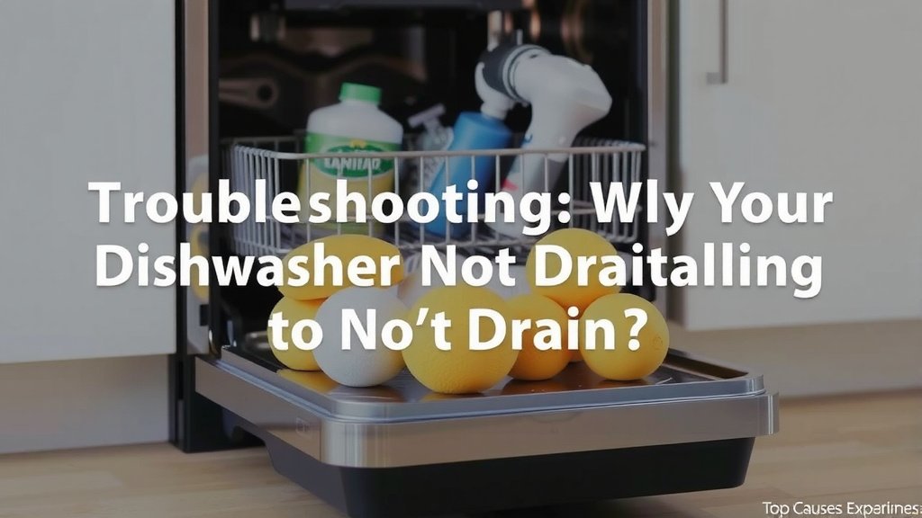 Troubleshooting Why Your Dishwasher Won't Drain