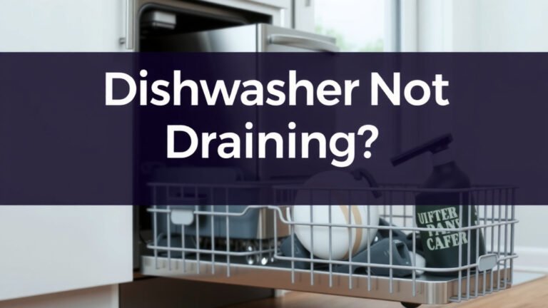 Dishwasher Not Draining? Top Causes Explained