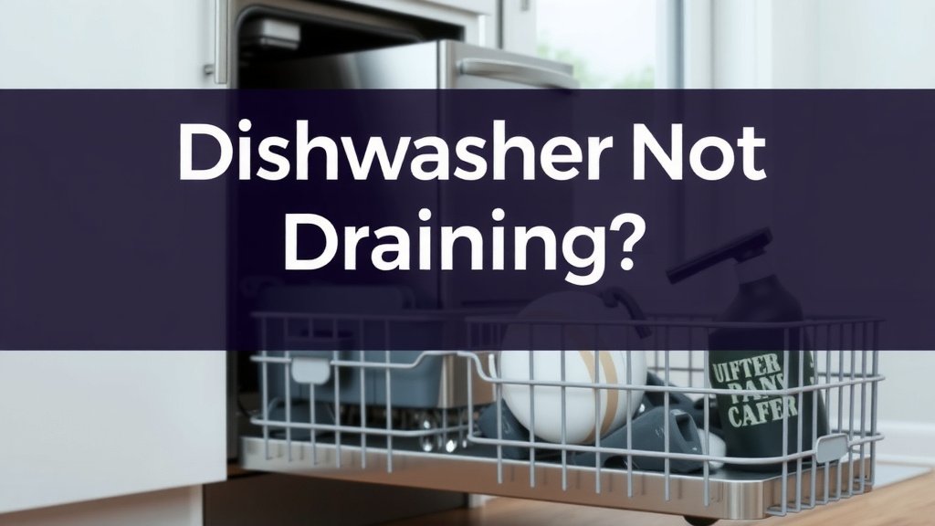 Dishwasher Not Draining? Top Causes Explained