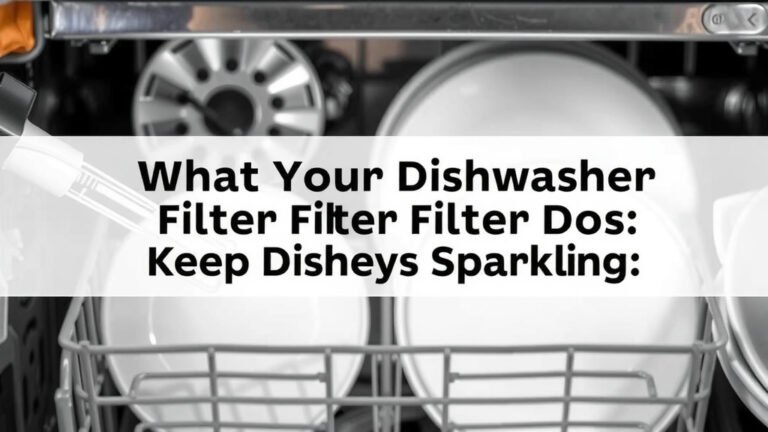 What Your Dishwasher Filter Does: Keep Dishes Sparkling