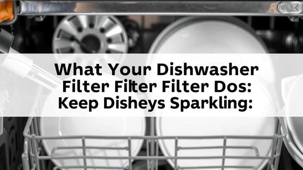 What Your Dishwasher Filter Does: Keep Dishes Sparkling