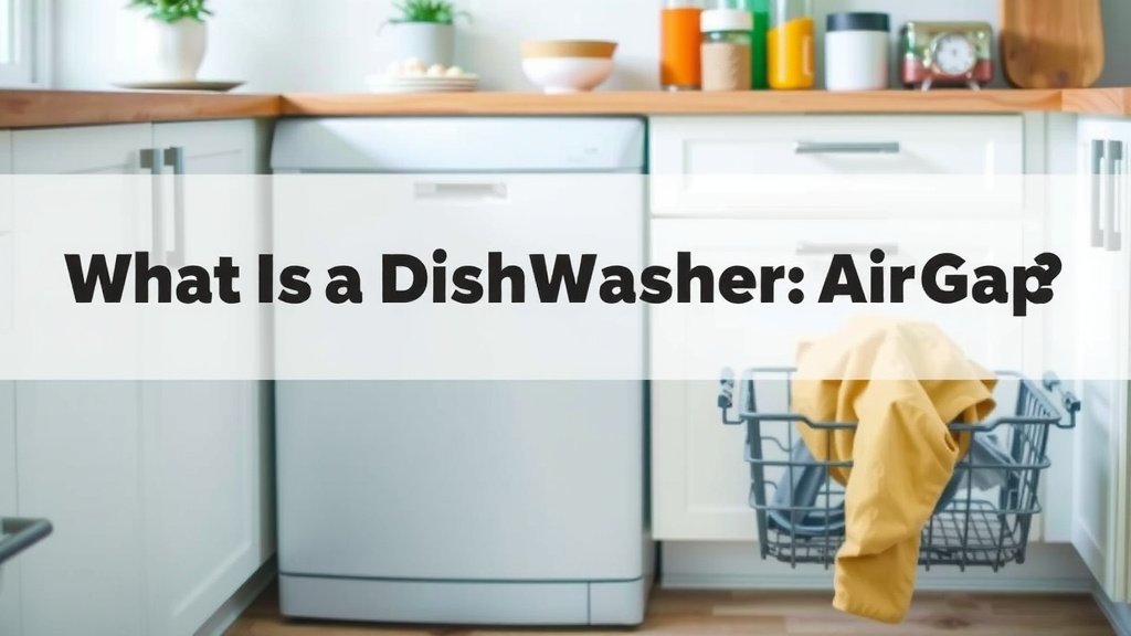 Understanding Your Dishwasher's Air Gap Device