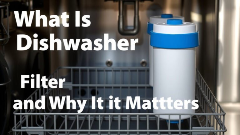 What Is a Dishwasher Filter and Why It Matters