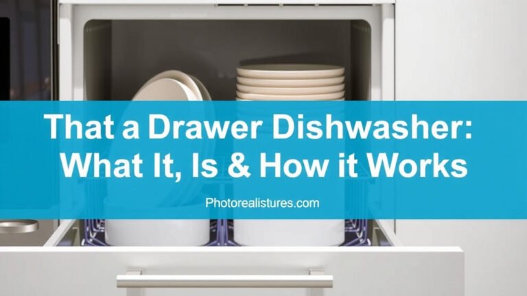 Drawer Dishwasher: What It Is & How It Works