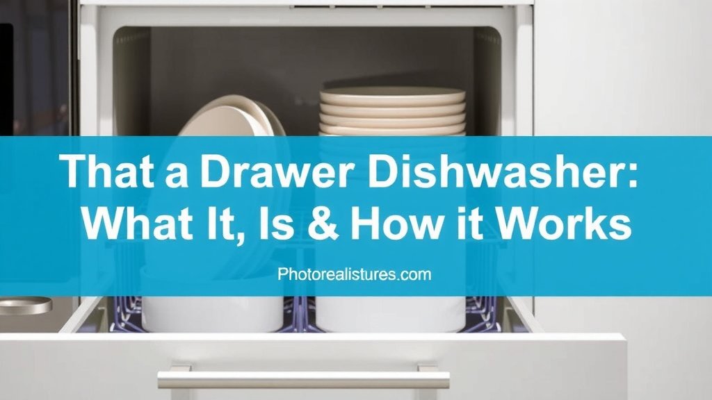Drawer Dishwasher: What It Is & How It Works