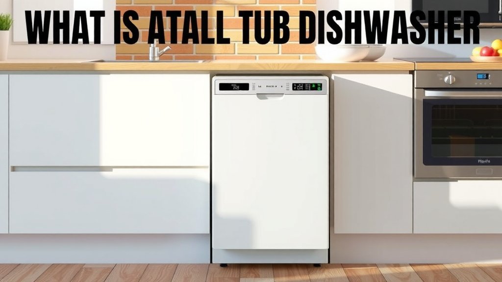 Understanding the Tall Tub Dishwasher Design