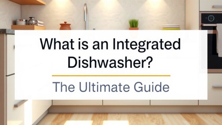 What is an Integrated Dishwasher? Your Ultimate Guide