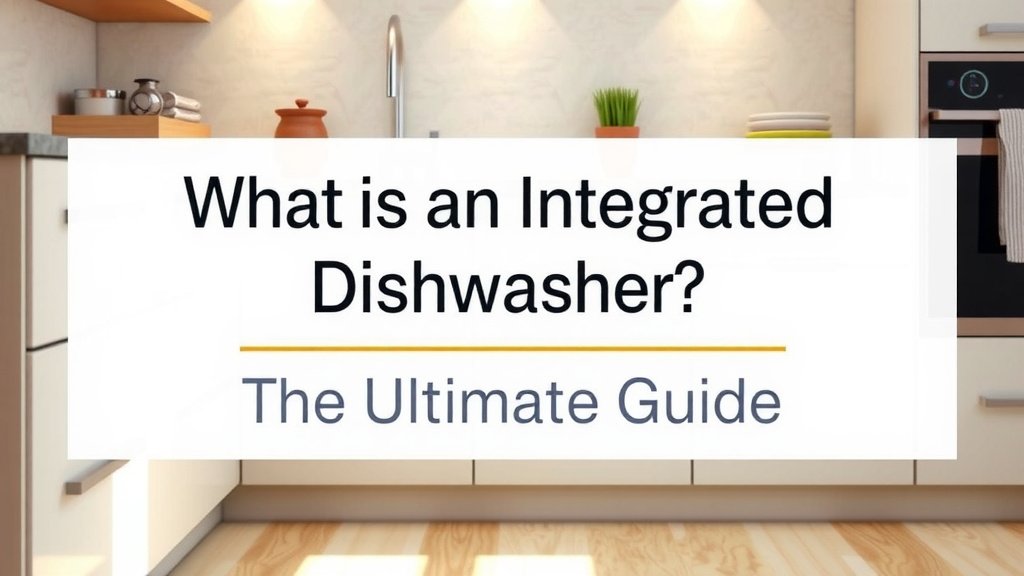 What is an Integrated Dishwasher? Your Ultimate Guide