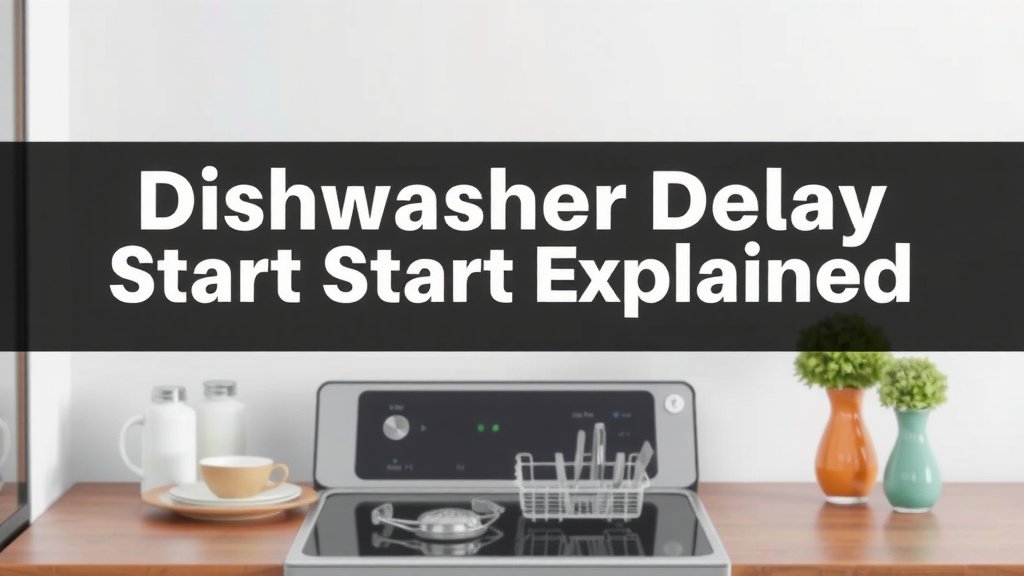 Dishwasher Delay Start Explained: What It Is & How It Works