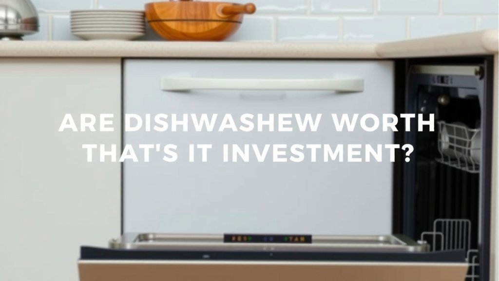 Dishwashers: Are They Truly Worth the Investment