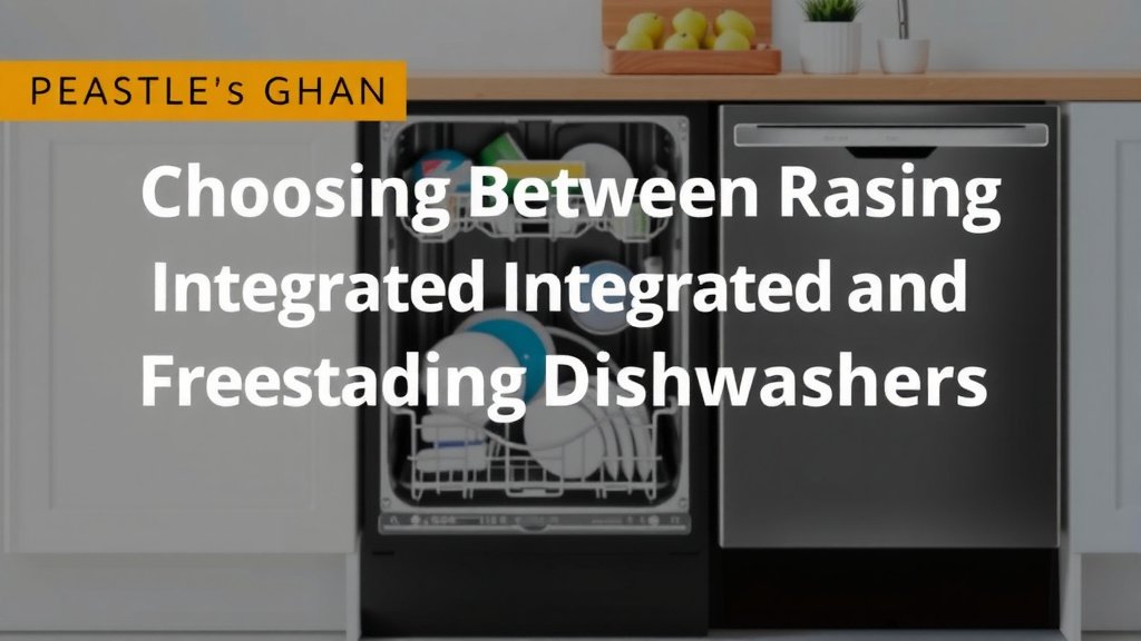Choosing Between Integrated and Freestanding Dishwashers