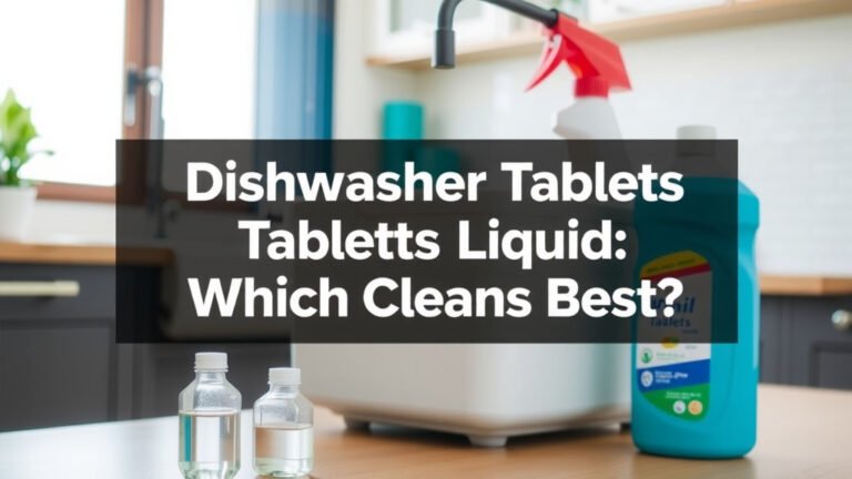 Dishwasher Tablets vs Liquid: Which Cleans Best