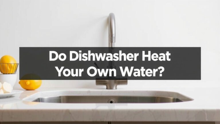 Do Dishwashers Heat Their Own Water? The Truth