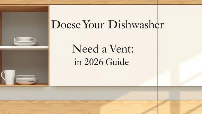 Does Your Dishwasher Need a Vent: A 2026 Guide