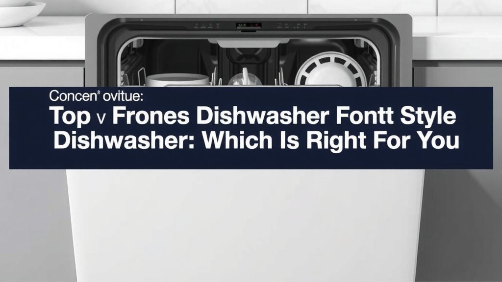Choosing Your Dishwasher Control Style