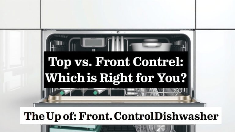 Top vs Front Control Dishwasher: Which Is Right For You