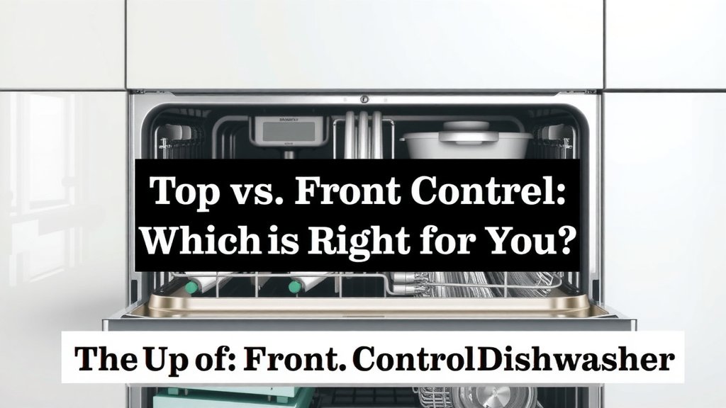 Top vs Front Control Dishwasher: Which Is Right For You