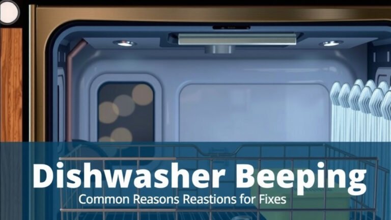 Dishwasher Beeping? Common Reasons and Fixes