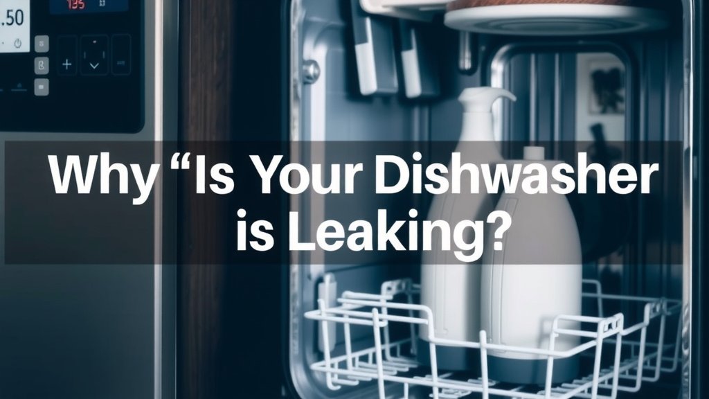 Why Your Dishwasher Is Leaking: Common Causes
