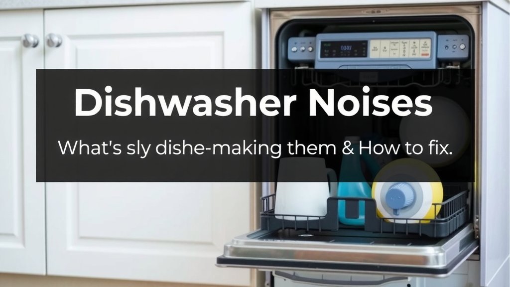 Dishwasher Noises: What's Causing Them & How to Fix