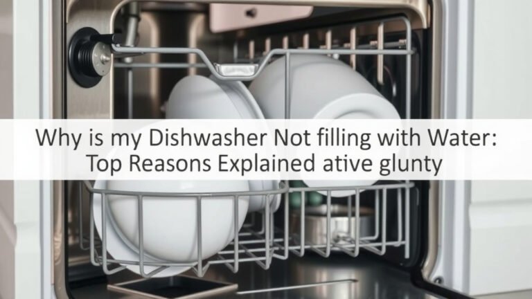 Dishwasher Not Filling With Water: Top Reasons Explained