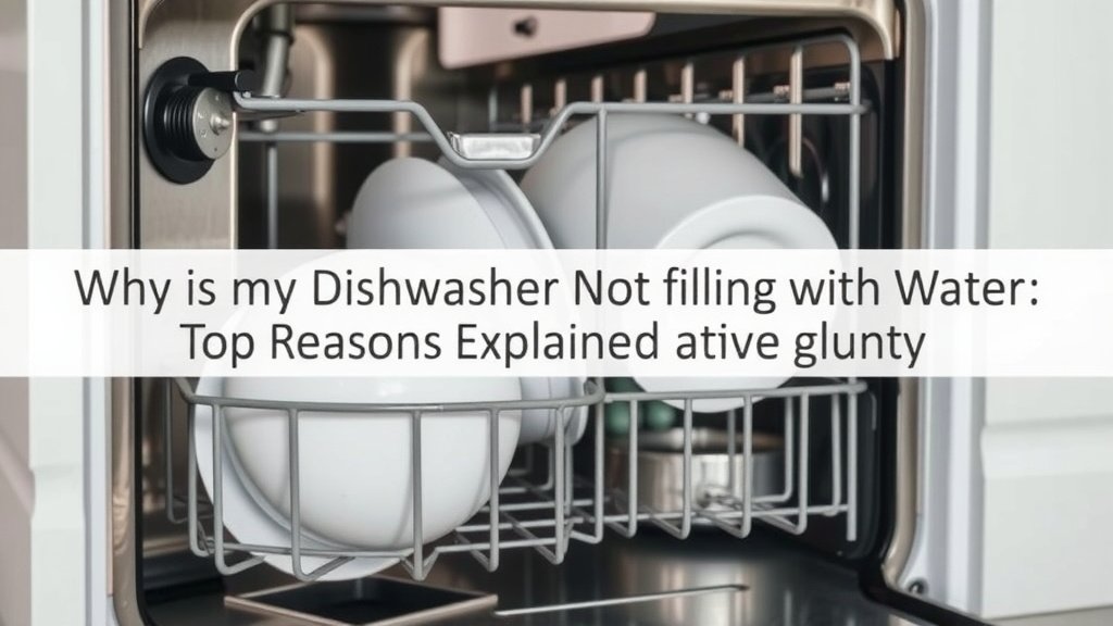 Dishwasher Not Filling With Water: Top Reasons Explained