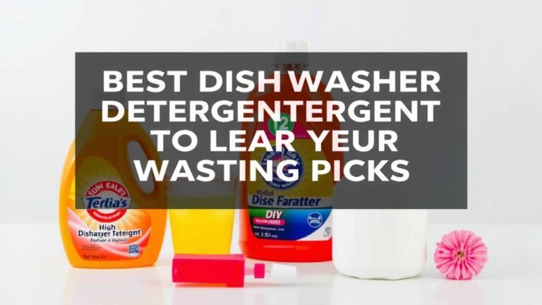 Best Dishwasher Detergent for Hard Water: Top Picks