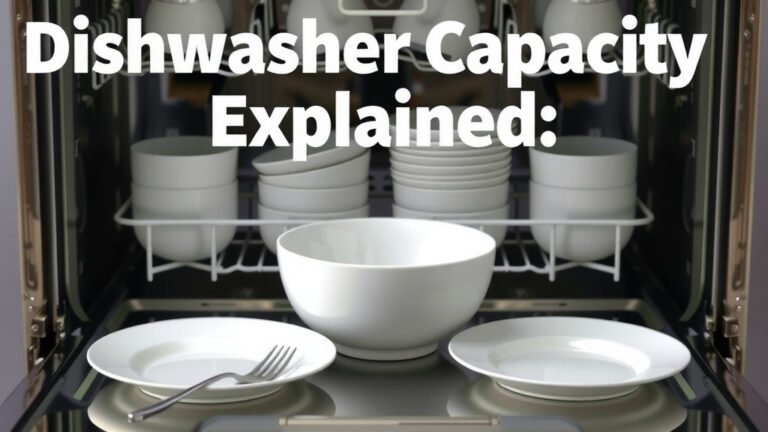 Dishwasher Capacity Explained: Place Settings Guide