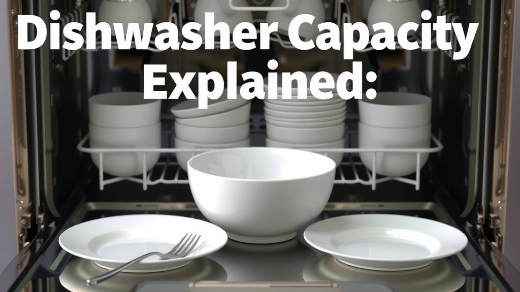 Dishwasher Capacity Explained: Place Settings Guide