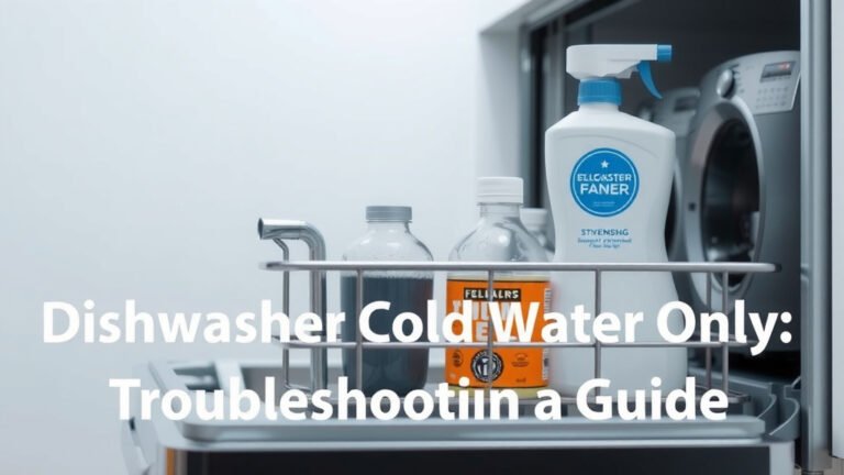 Dishwasher Cold Water Only: Troubleshooting Guide