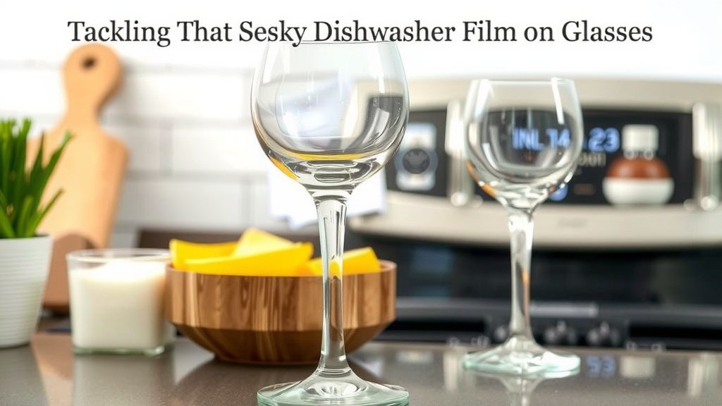 Tackling That Pesky Dishwasher Film on Glasses