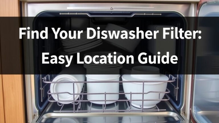 Find Your Dishwasher Filter: Easy Location Guide
