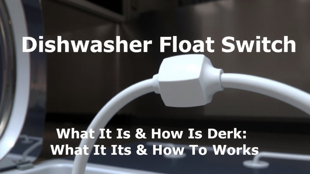 Dishwasher Float Switch: What It Is & How It Works
