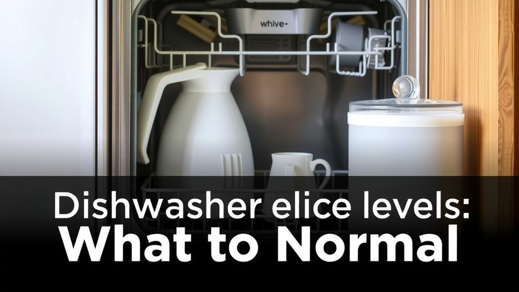 Dishwasher Noise Levels Explained: What's Normal