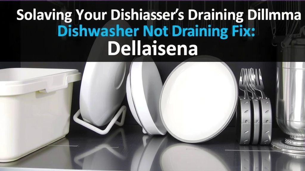 Solving Your Dishwasher's Draining Dilemma